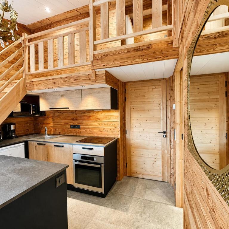 Chalet moderne pour 4 pers avec parking et Wifi à Crest-Voland - FR-1-505-186 - Chalet - 6