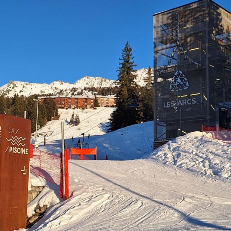 Studio calme Mont-Blanc centre Arc 1800 - Studio - 16