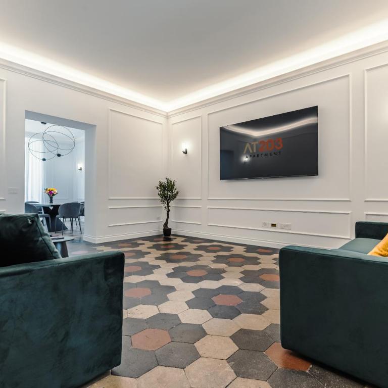 AT 203 - NEW and spacious designer apartment near the Vatican - Appartamento con 2 Camere da Letto - 3