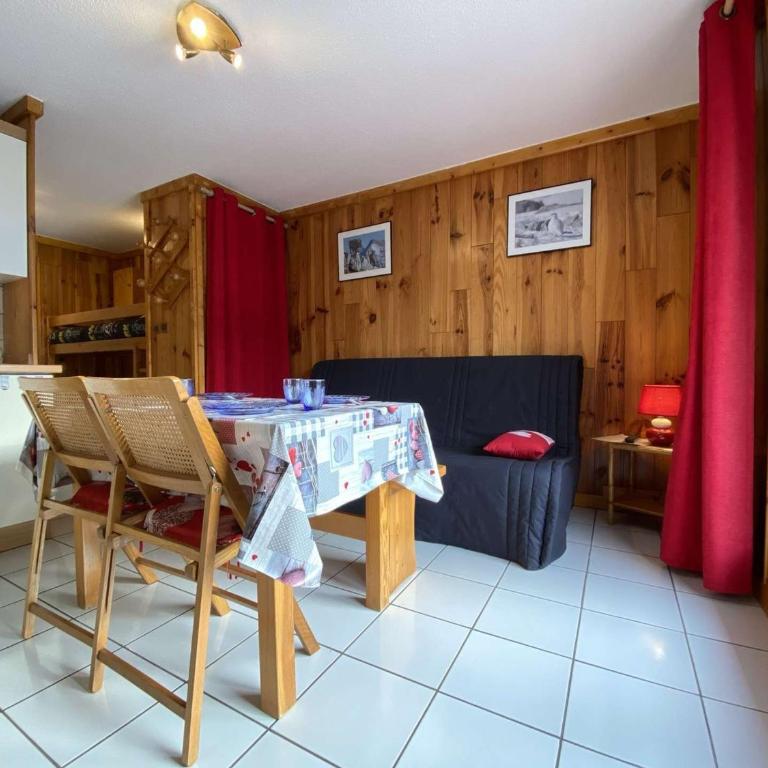 Studio cabine, animaux acceptés - 4 pers., vue sur pistes - Appartement 1 Chambre - 1