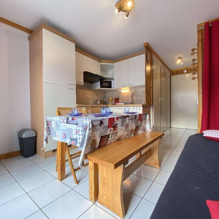 Studio cabine, animaux acceptÃ©s - 4 pers., vue sur pistes - Appartement 1 Chambre - 3