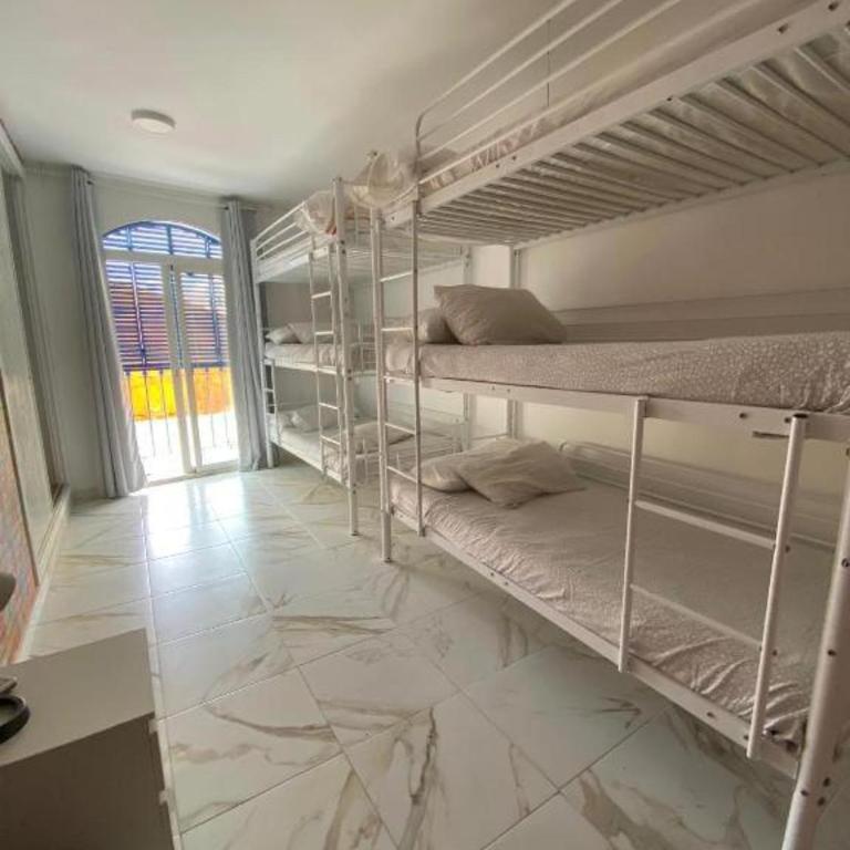 La Casa Azul Málaga centro - Bett im gemischten Schlafsaal mit 4 Betten - 1