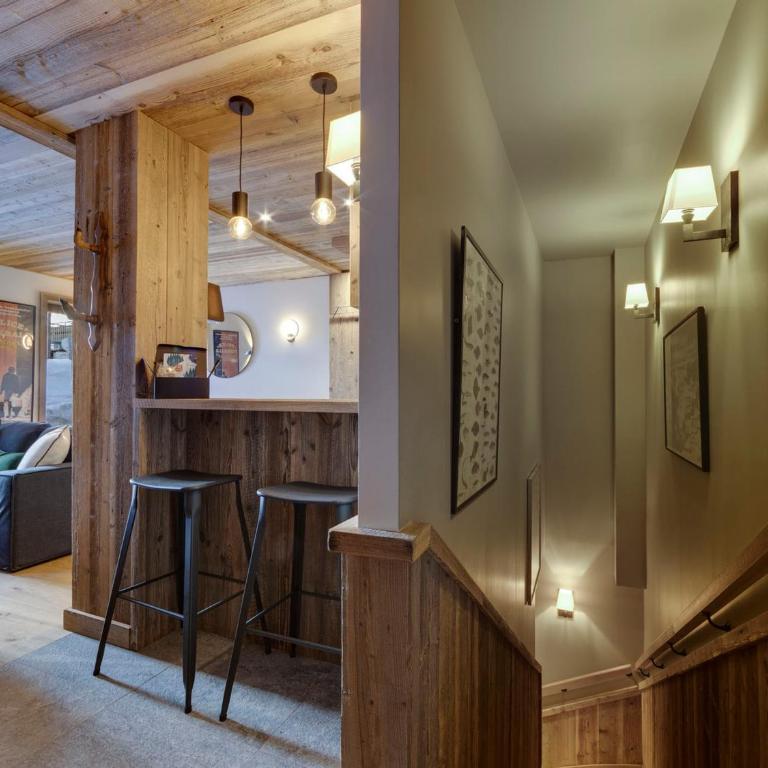 Superbe duplex 68m² avec cheminée, 2 chambres, parking intérieur, et services inclus à Val d'Isère - FR-1-567-46 - Apartment (5 Erwachsene) - 7