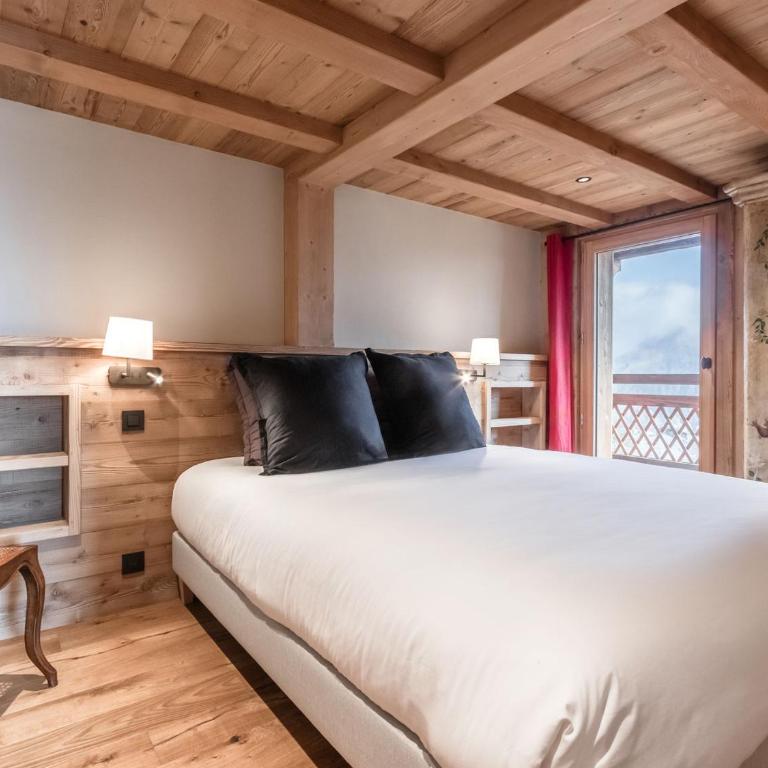 Chalet rénové pour 10 pers., St-Gervais, balcon, parking - FR-1-663-54 - Appartement - 11