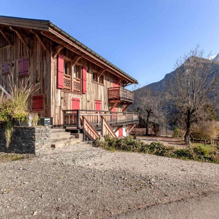 Chalet rénové pour 10 pers., St-Gervais, balcon, parking - FR-1-663-54 - Appartement - 13