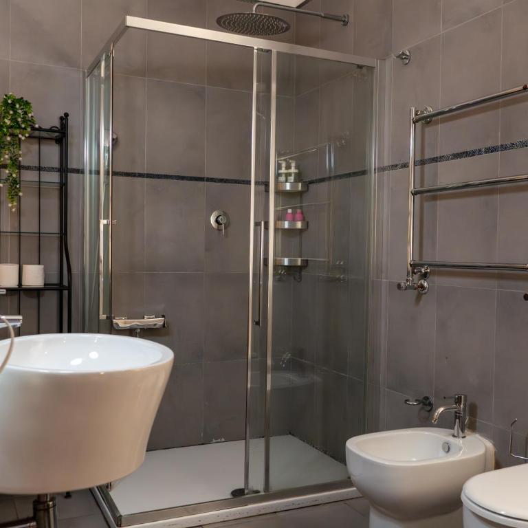 Villa Aureliana with pool near San Peter - Camera Familiare con Bagno Privato - 11