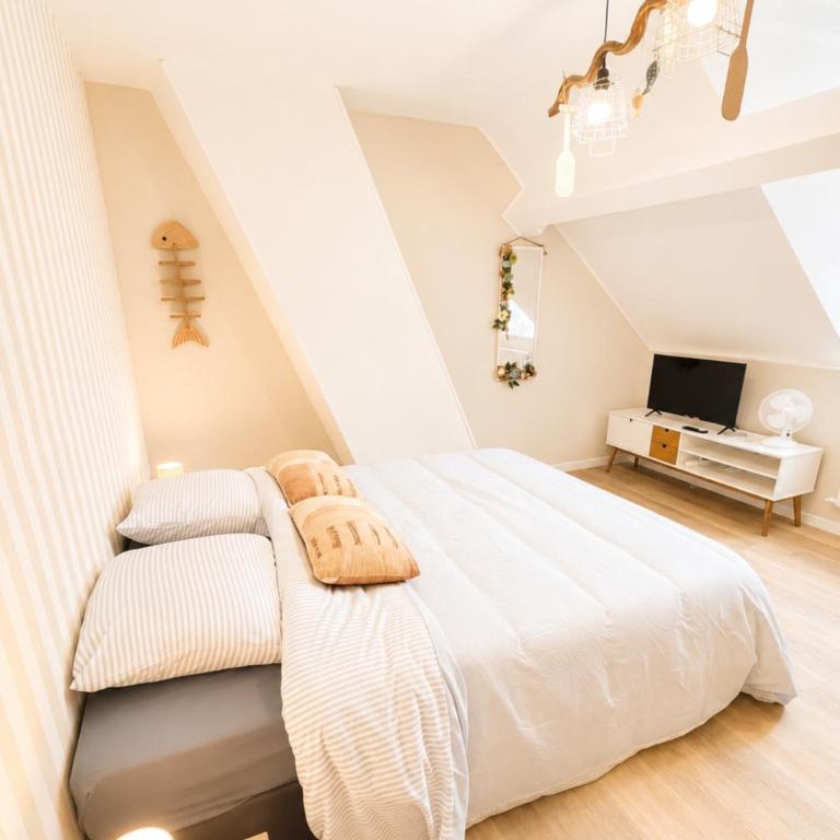 Le Nid des Marins - duplex Calais centre 6 voyageurs - Appartement 2 Chambres - 28