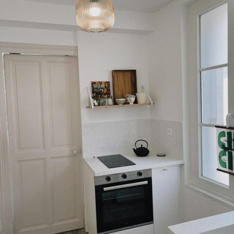 Vue Château ,Centre Ville , Loire, Maison Commire , climatisé - Appartement 1 Chambre - 12