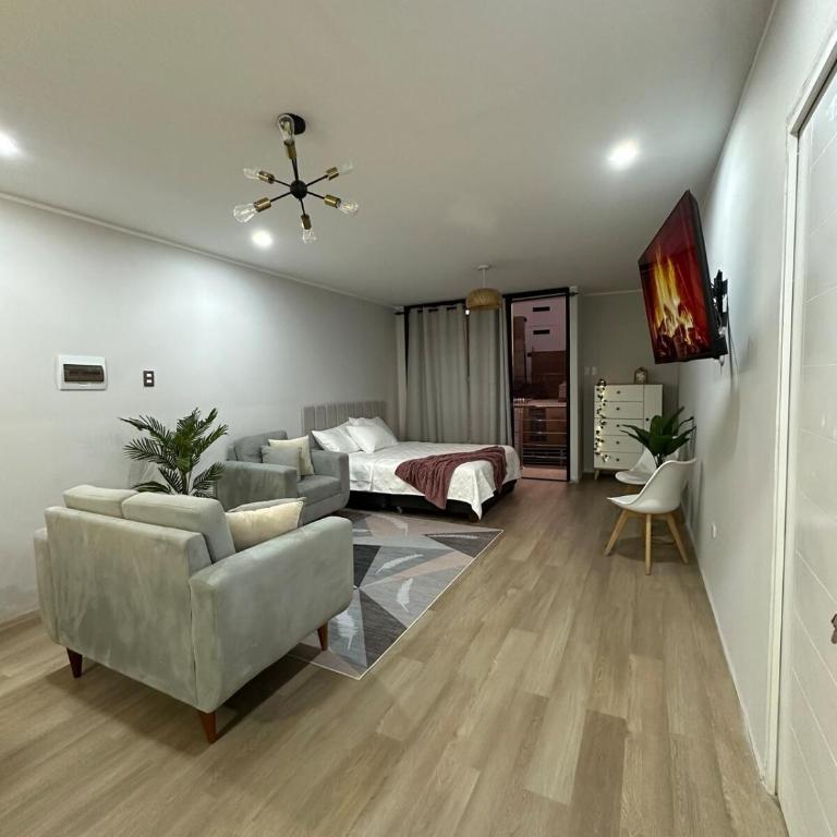 Modern and cozy apartment with a queen size bed - One-Bedroom Apartment - 6