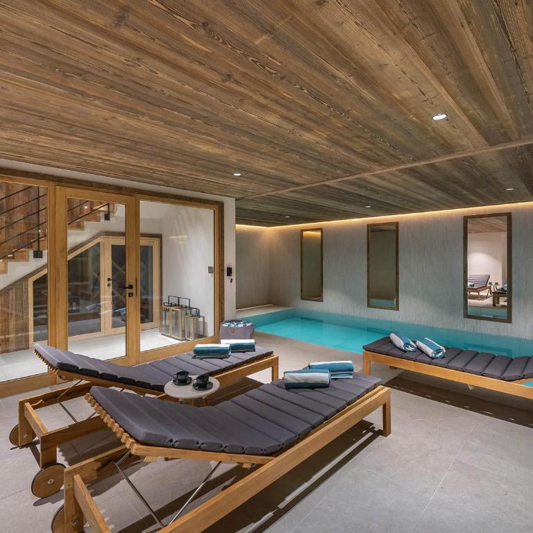 Luxueux chalet neuf à Saint-Martin avec piscine - Chalet 3 Chambres - 5