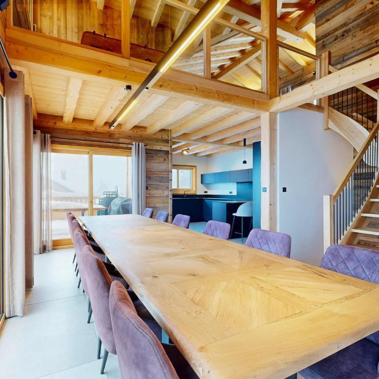 Chalet 5* avec spa et jacuzzi · 15 personnes · accès pistes · parking privé - Chalet 3 Chambres - 8