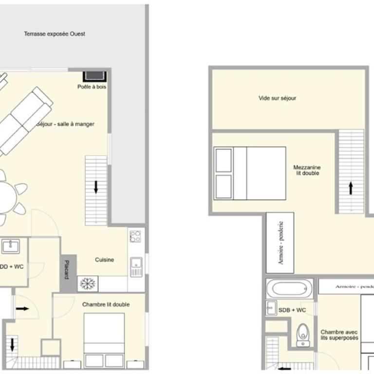 Charmant Duplex 3 Pièces à Méribel - 6 Personnes, WiFi Inclus - FR-1-182-271 - Apartamento - 26