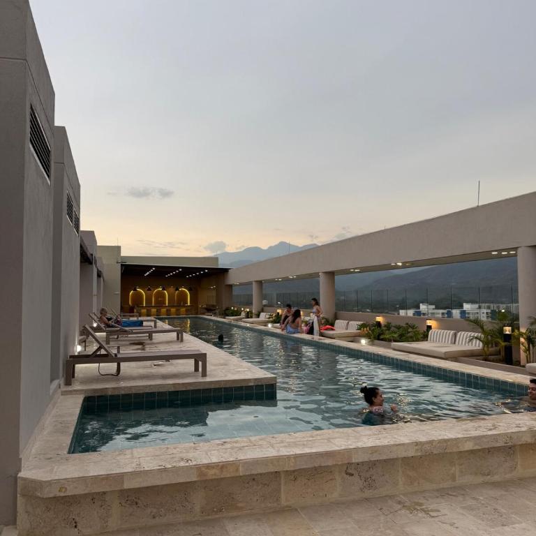 apartamento de lujo con piscina, jacuzzi en el rodadero - Apartamento de 2 dormitorios - 1