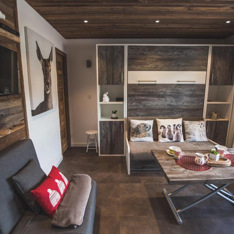 Charmant studio rénové au centre, près des pistes - FR-1-598-81 - Studio - 15