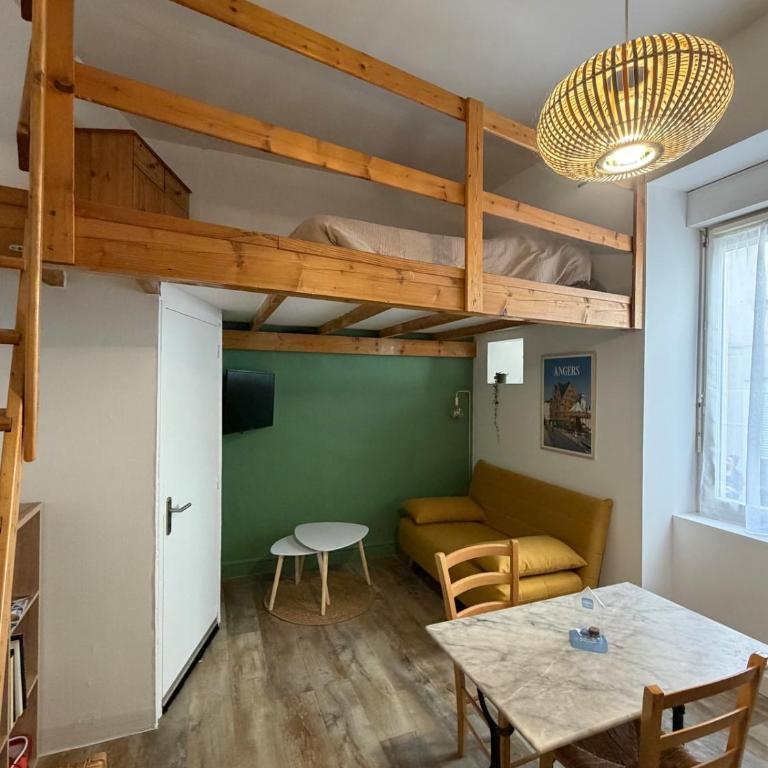 Le Roi Rene appartement cosy et confortable Angers centre entre gare et château - Appartement 1 Chambre - 11