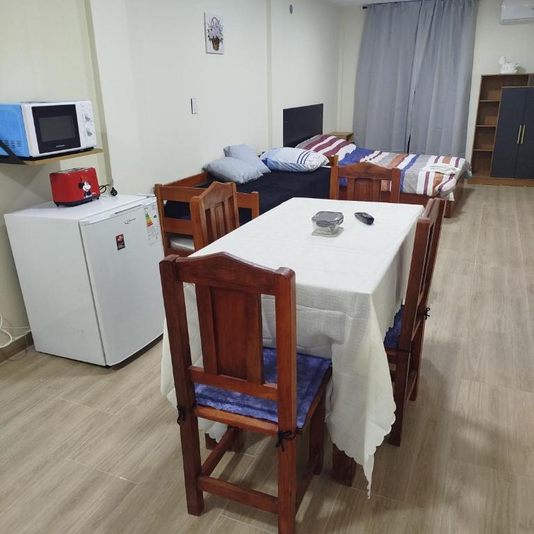 Departamento Bonito con Balcon Amoblado - Apartamento de 1 dormitorio - 1