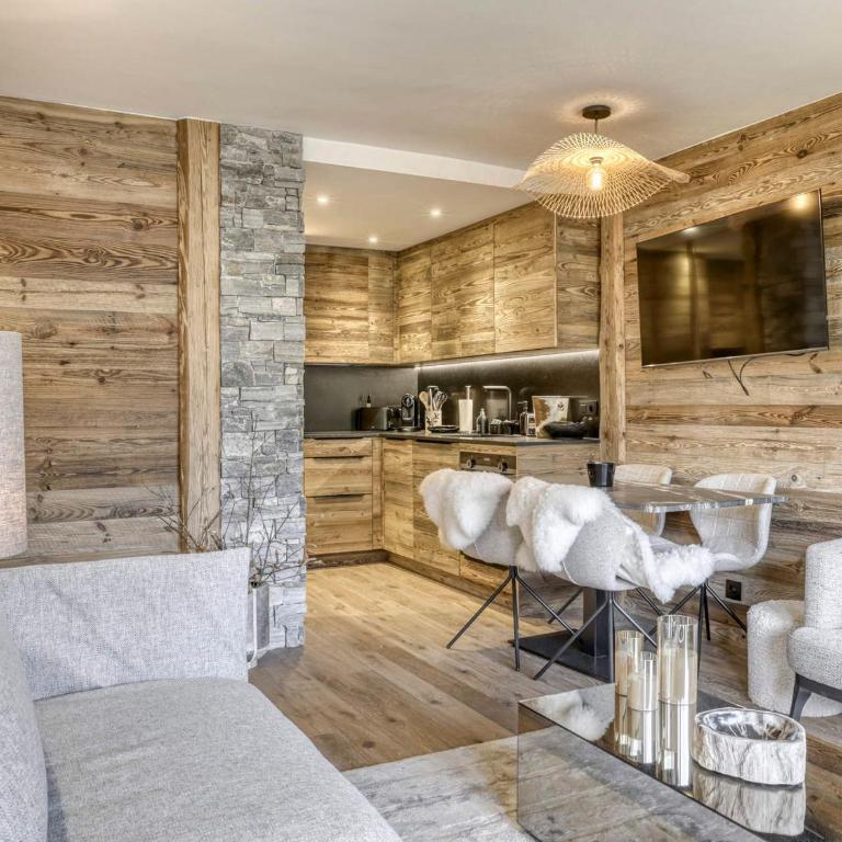 Appartement rénové 2 pièces, balcon, parking à Megève - FR-1-453-319 - Apartment - 9