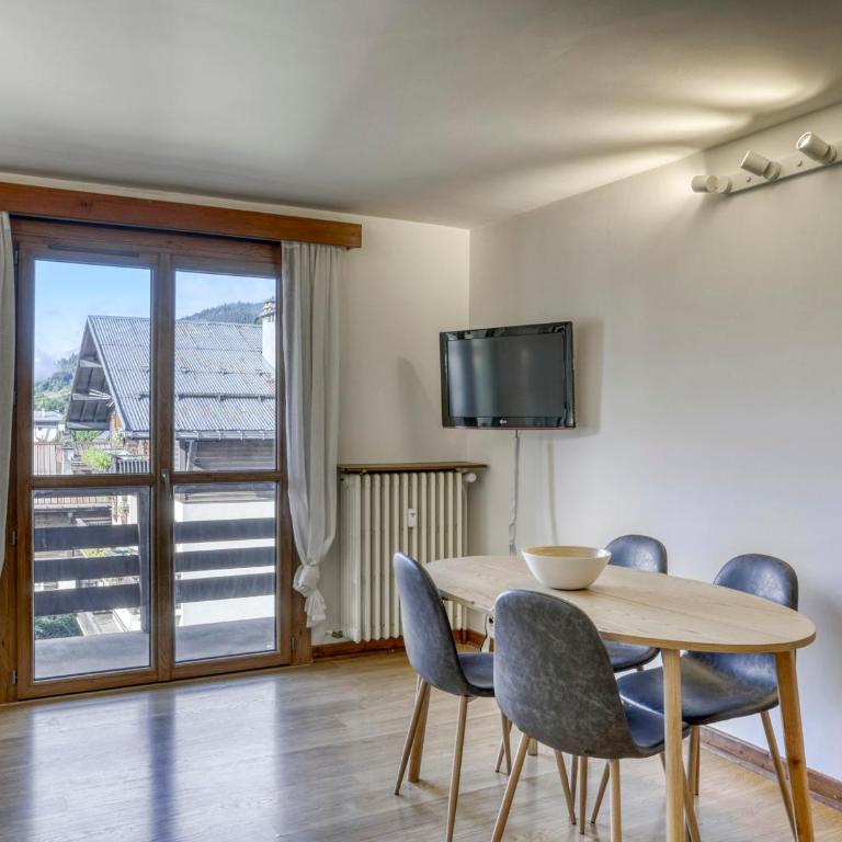Appartement rénové 1 chambre à Megève, balcon, parking, Wi-Fi - FR-1-453-285 - Apartamento (4 adultos) - 1