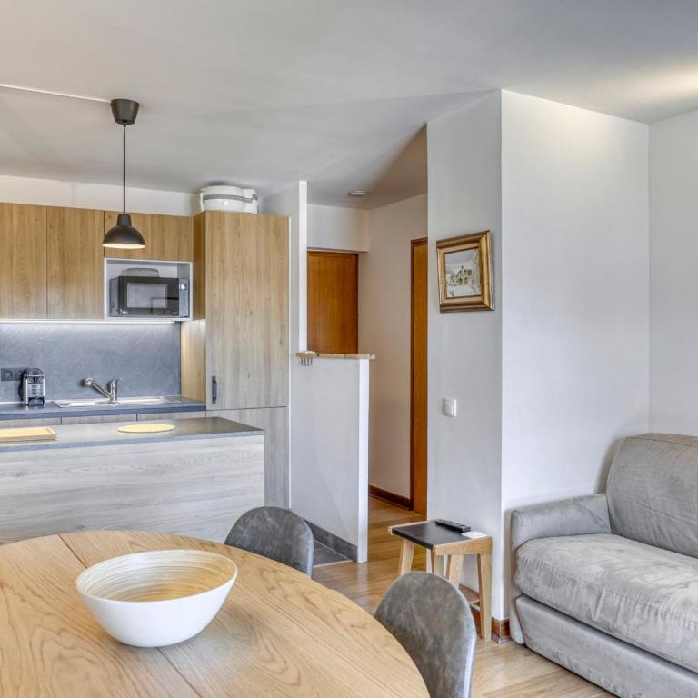 Appartement rénové 1 chambre à Megève, balcon, parking, Wi-Fi - FR-1-453-285 - Apartamento (4 adultos) - 11
