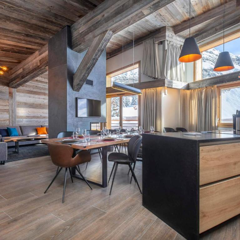 Chalet moderne 6 pièces, 11 pers, panorama montagne, services premium - Chalet 3 Chambres - 1