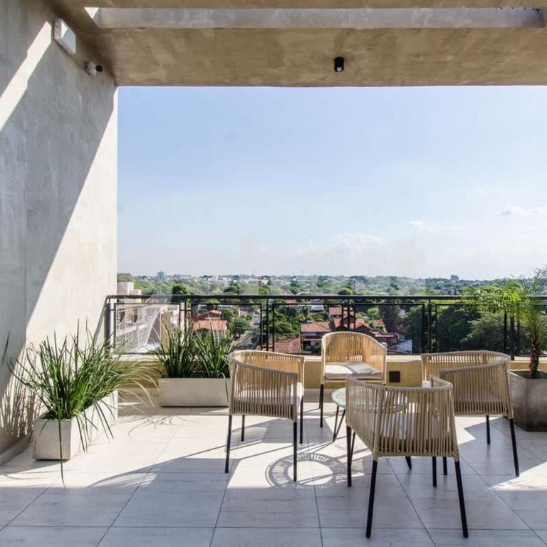 Comfortable minimalist Villa Morra apartment - Apartamento - 26