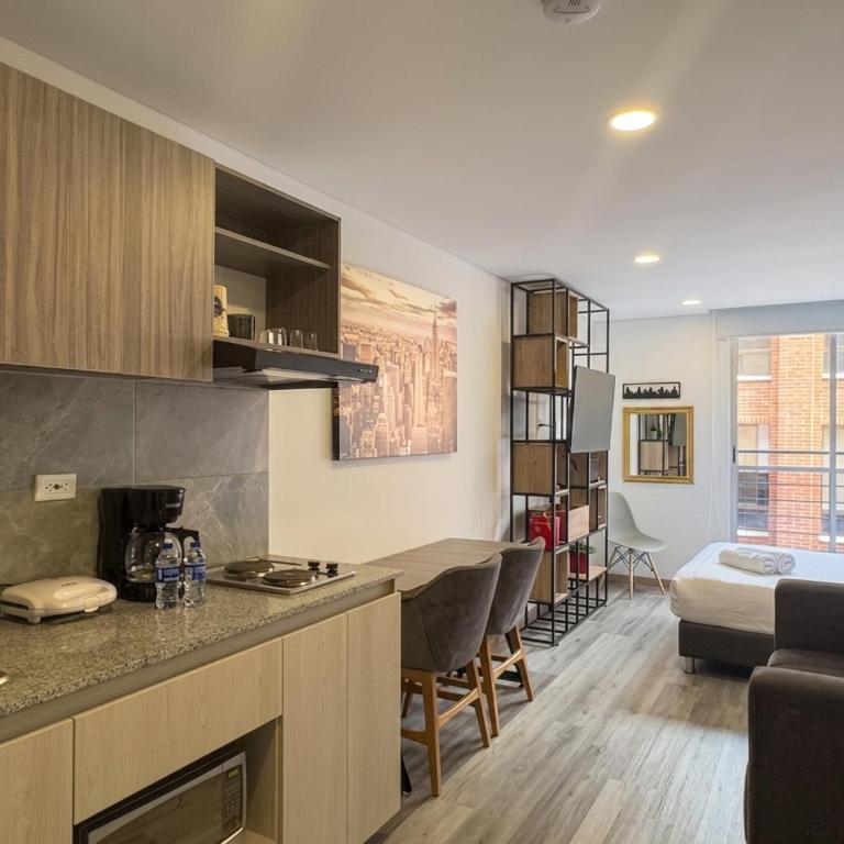 Parque de La 93 - Elite Flats - Apartamento Estudio - 1 cama doble - 17