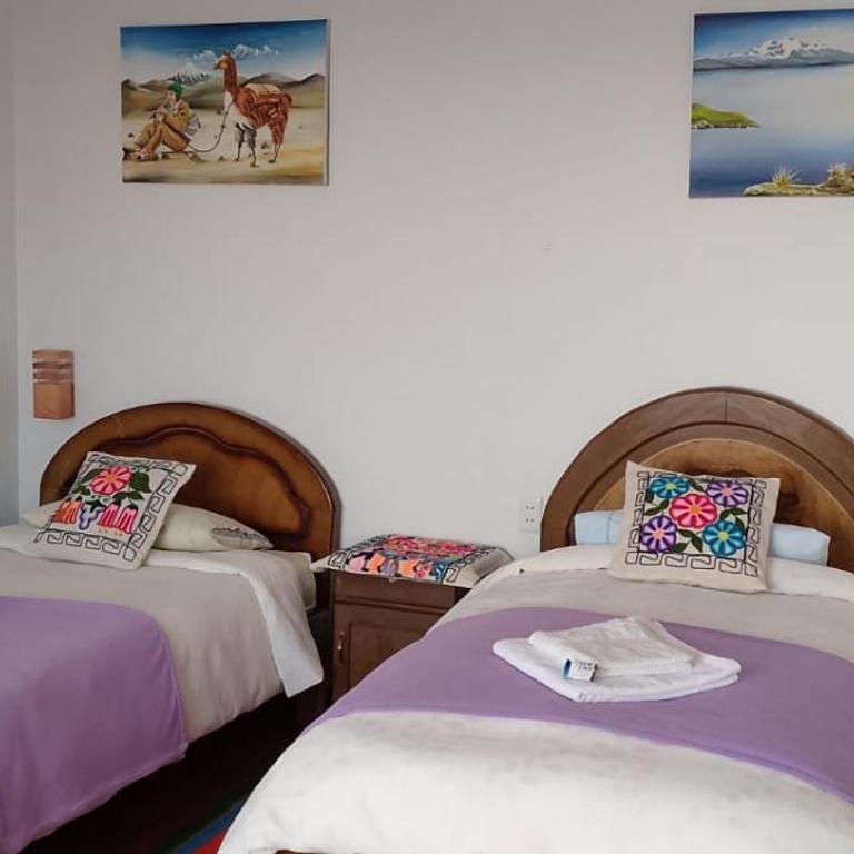 Hostal Puerto Yumani - Double Room with Lake View - 1