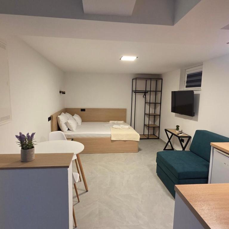 Vila Vesa - Free Secure Garage, Smart Access & Modern Comfo - Studio with Terrace - 14