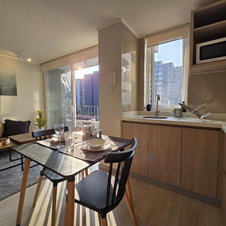 Rbk° Depto nuevo proyecto 2025 a pasos del metro - One-Bedroom Apartment - 3