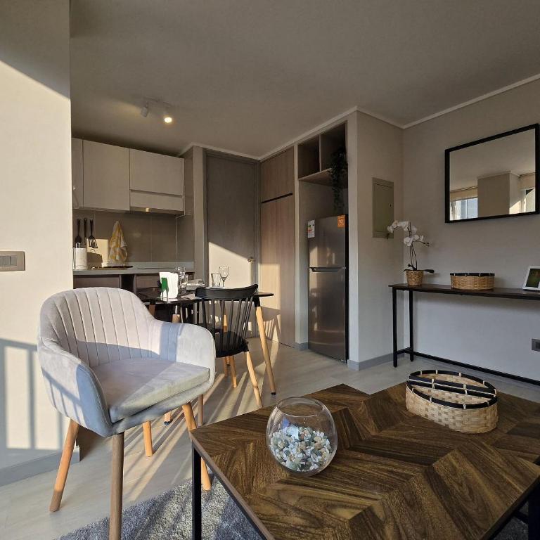 Rbk° Depto nuevo proyecto 2025 a pasos del metro - One-Bedroom Apartment - 20