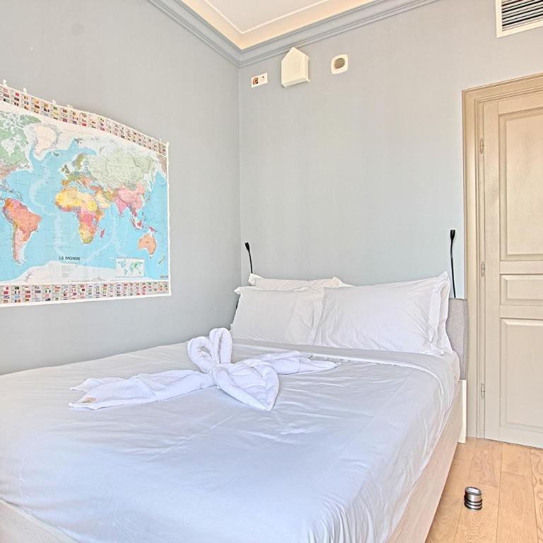 Les Appartements des Iles, proche Croisette et Palais - Two-Bedroom Apartment with Balcony and Terrace - 10