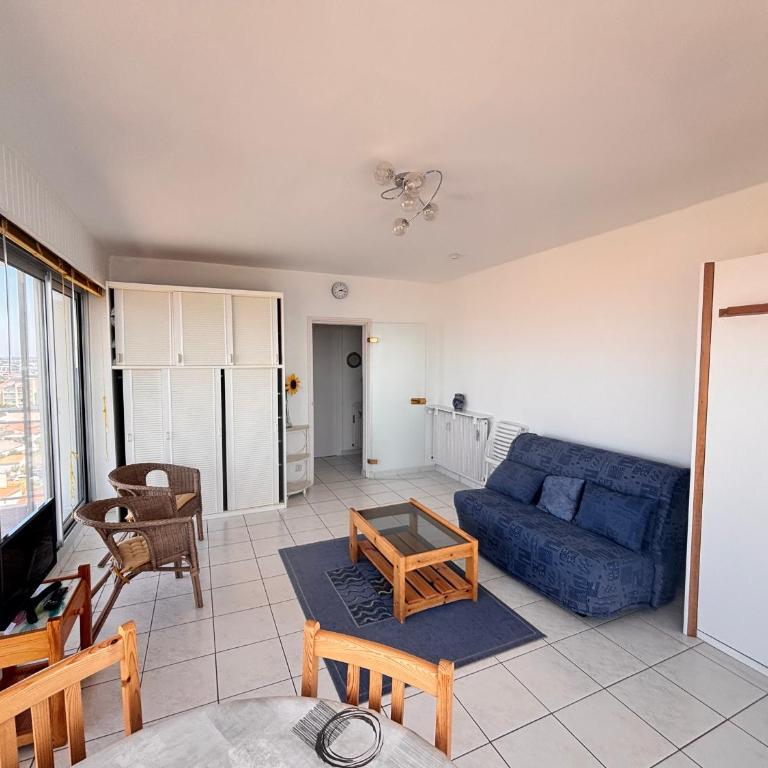 Studio avec vue mer et balcon, 10ème étage - FR-1-197-630 - Studio - 22