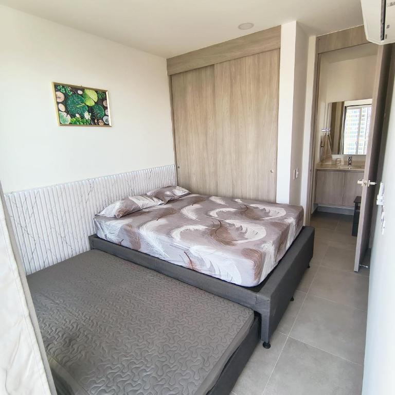 Tu apartamento de descanso cerca al mar - One-Bedroom Apartment with Balcony and Sea View - 17