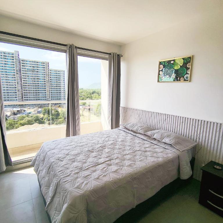 Tu apartamento de descanso cerca al mar - One-Bedroom Apartment with Balcony and Sea View - 22
