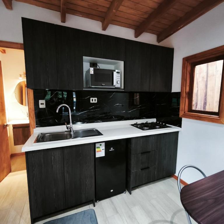 Hermosa cabaña Pucon Caburga 2 - Apartamento de 1 dormitorio - 6