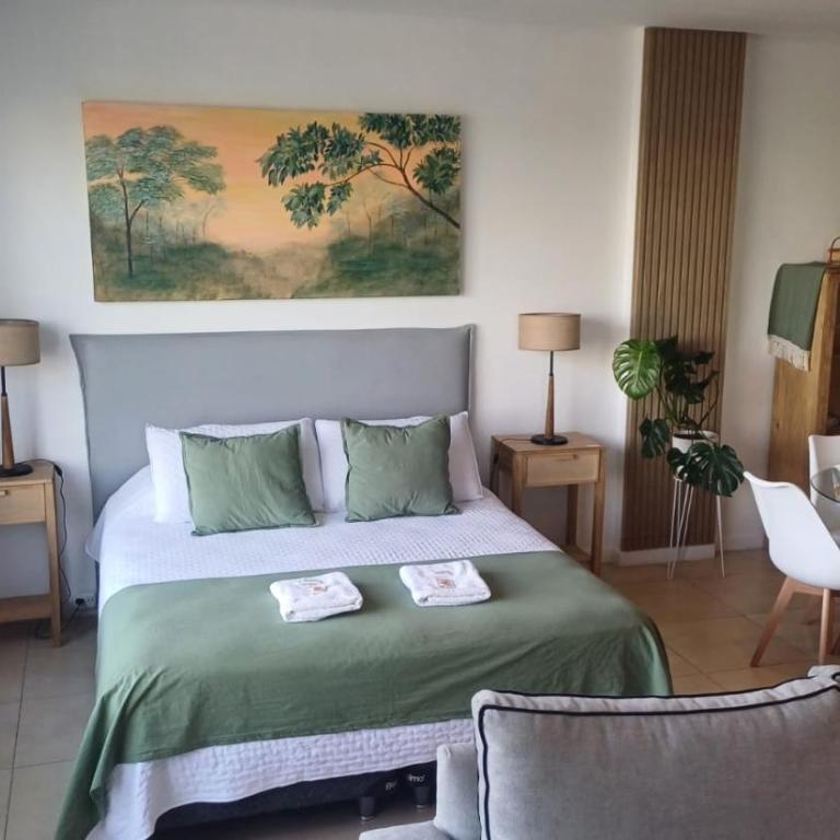 Departamento loft con balcón con vistas parciales a la bahia - Apartamento de 1 dormitorio - 15