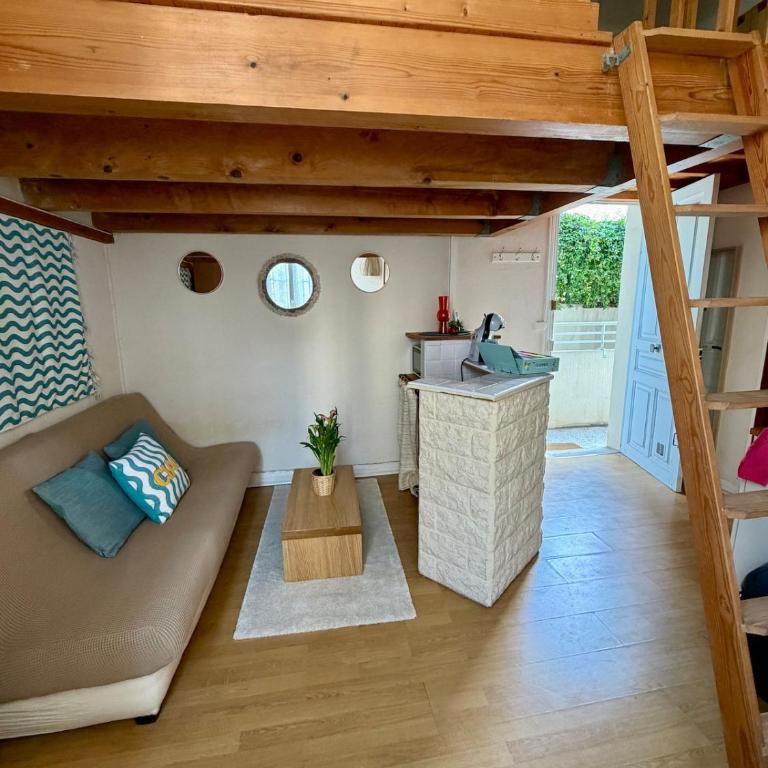 Studio climatisé avec mezzanine à 300 m de la plage - Appartamento con 1 Camera da Letto - 1