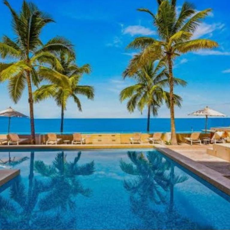 PROMO Beautiful beachfront Apt with pools, jacuzzi, gym - Appartement 1 Chambre - 1
