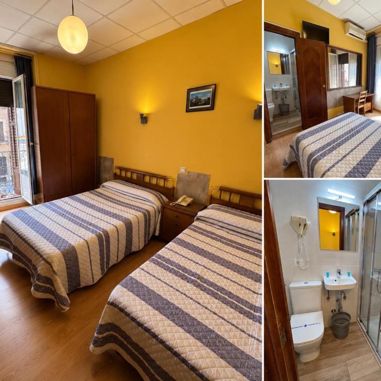 Hostal La Perla Asturiana - Chambre Lits Jumeaux - 5