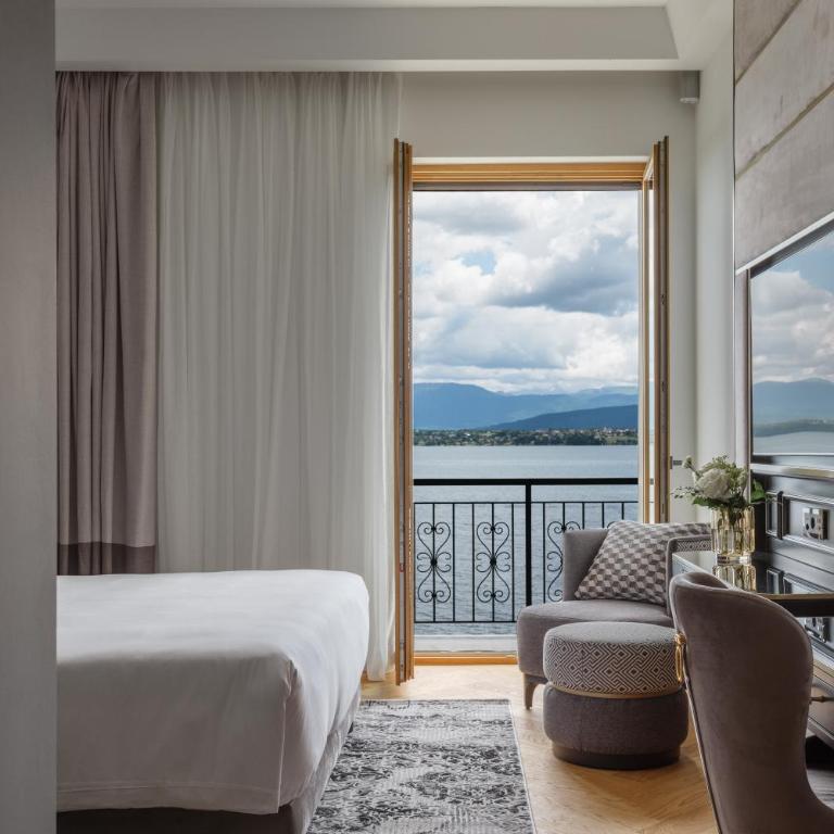 Beau-Rivage Nyon - Deluxe Doppel-/Zweibettzimmer mit Seeblick - 1