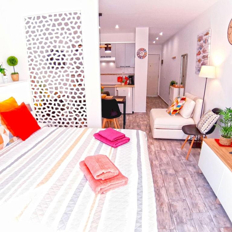 Costa Adeje - Wonderful studio - AirCon - Apartamento Estudio - 1 cama doble - 34