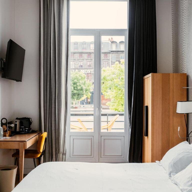 The Originals Boutique, Hôtel Le Lion, Clermont-Ferrand - Chambre Double avec Balcon - 6