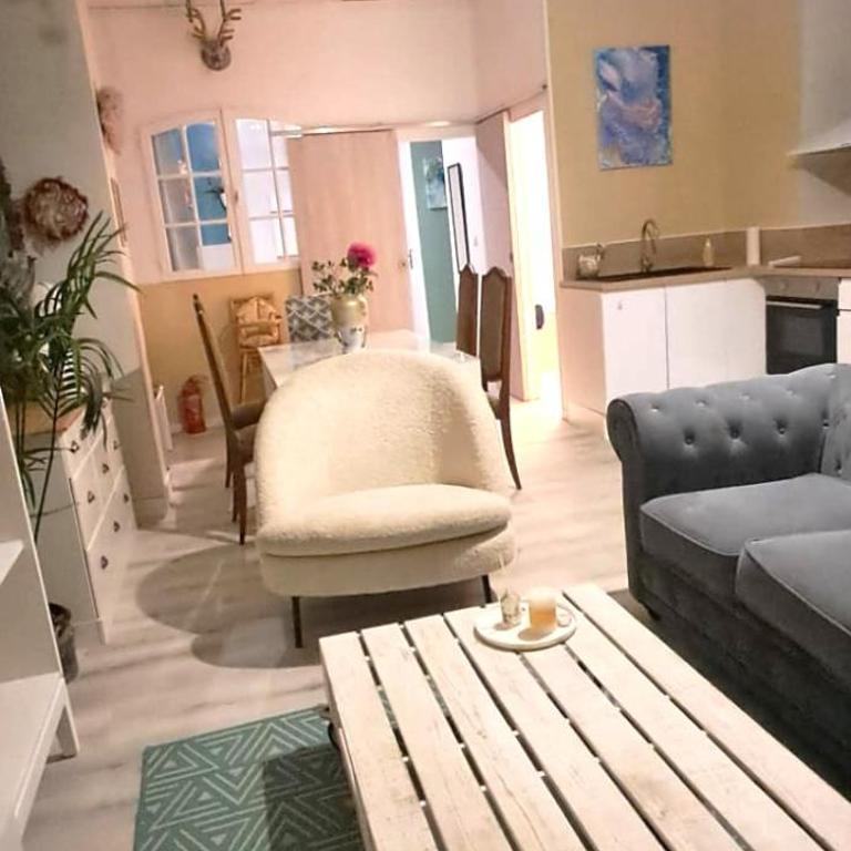 New! Cosy Plume Art- T3 - Centre ville - Quartier Halles de Pau - Appartement 3 Chambres Deluxe - 8
