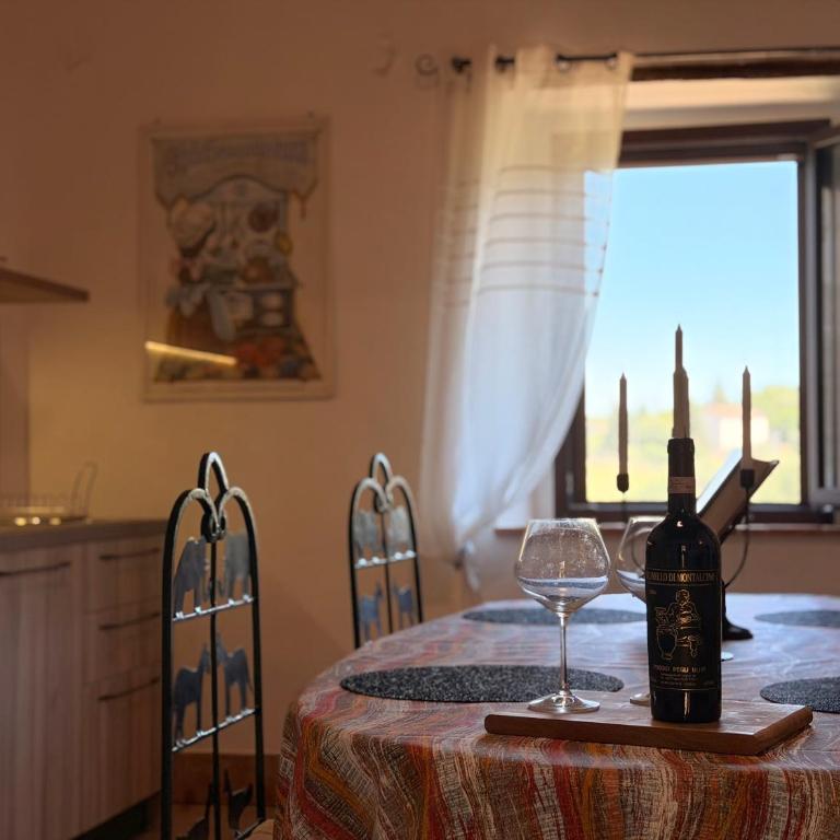 Nuovissimo Loft panoramico con giardino a Montalcino - Apartment mit 1 Schlafzimmer und Gartenblick - 25