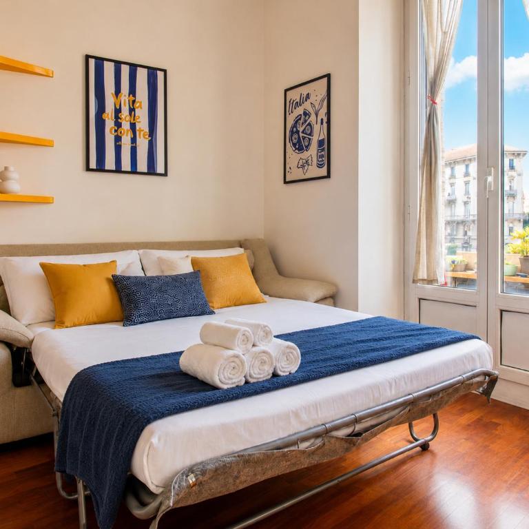 Central Station 5 min - Double bed Caiazzo 4 guests Wifi - Appartamento con 1 Camera da Letto - 2