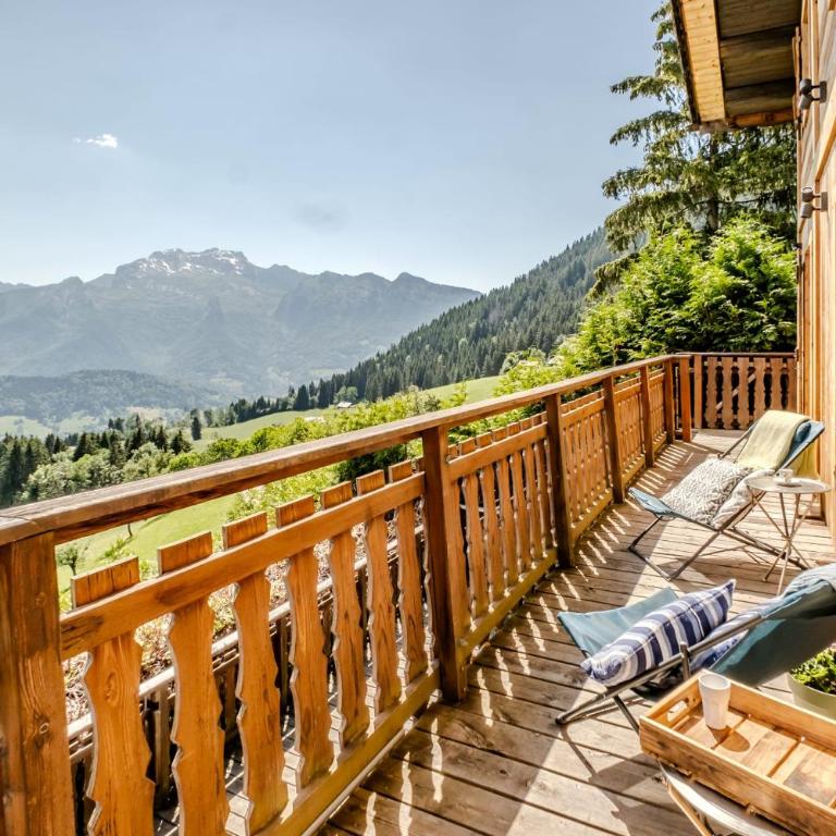 Slow Chalet Archange Authentique Familial vue montagne 5 min des pistes - Chalet - 1