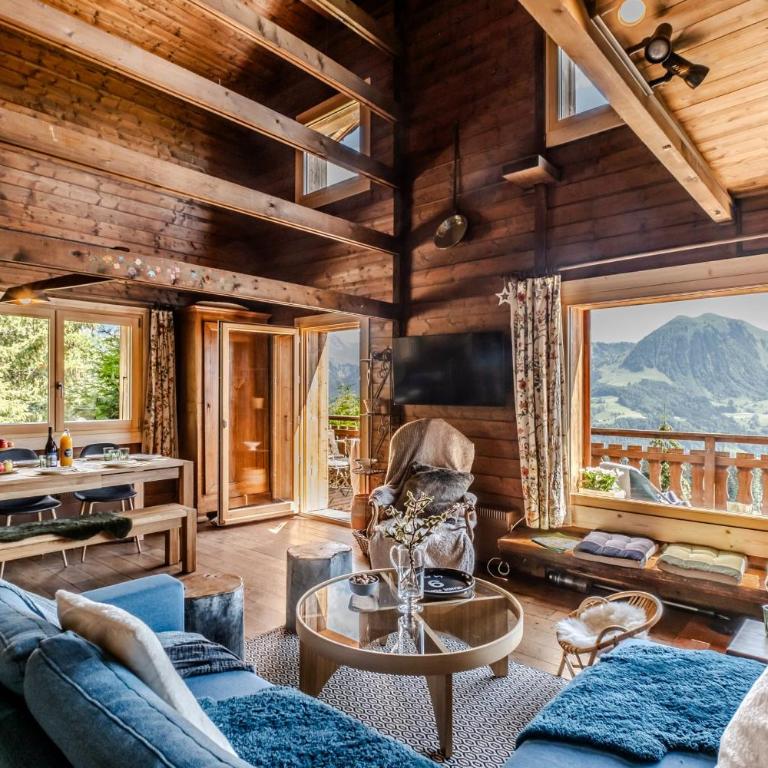 Slow Chalet Archange Authentique Familial vue montagne 5 min des pistes - Chalet - 3
