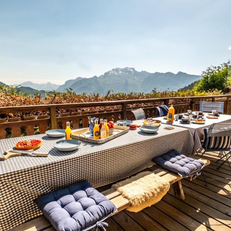 Slow Chalet Archange Authentique Familial vue montagne 5 min des pistes - Chalet - 6