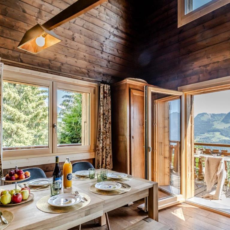 Slow Chalet Archange Authentique Familial vue montagne 5 min des pistes - Chalet - 13
