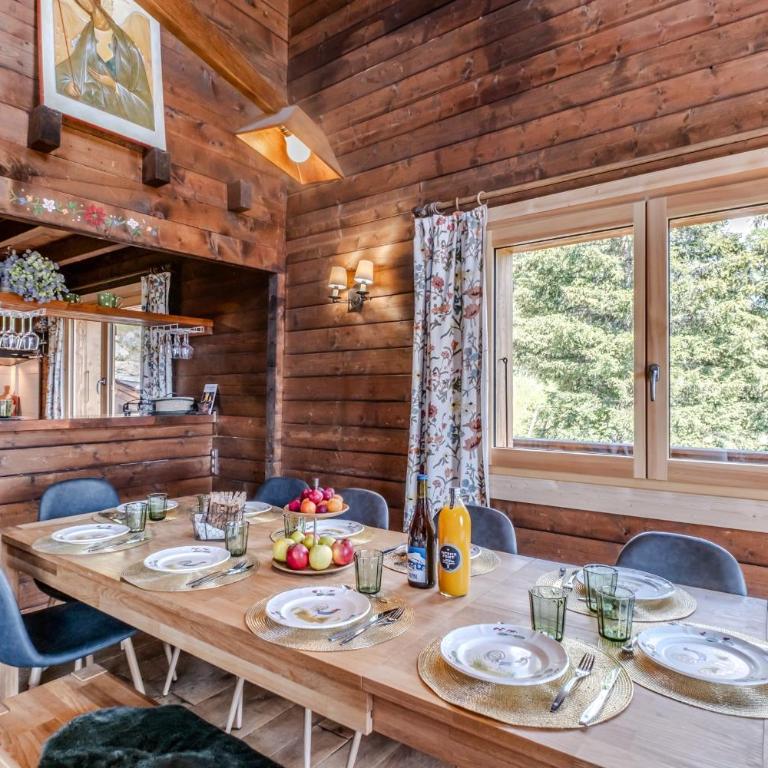 Slow Chalet Archange Authentique Familial vue montagne 5 min des pistes - Chalet - 26